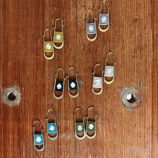 Dot Seed Bead Earrings